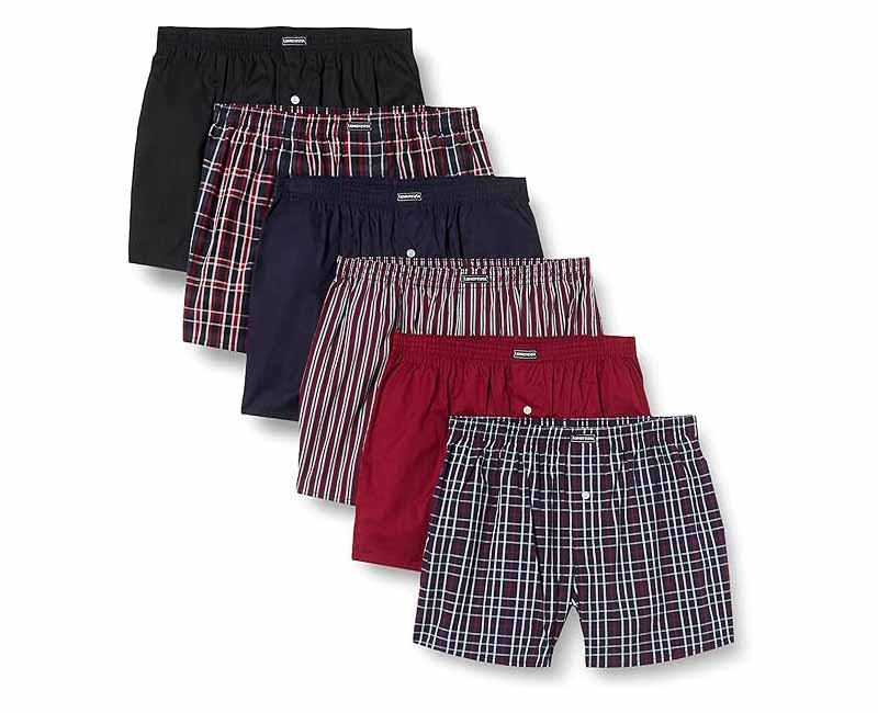 Caleçons, Sous-vêtements, Boxers(Lot de 6) Homme