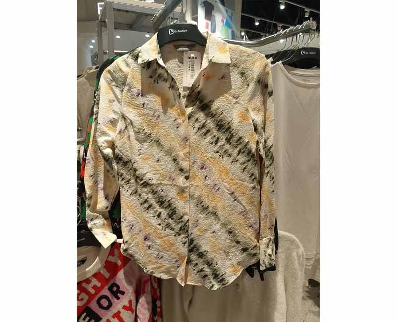 Chemise Coord oversize imprimé